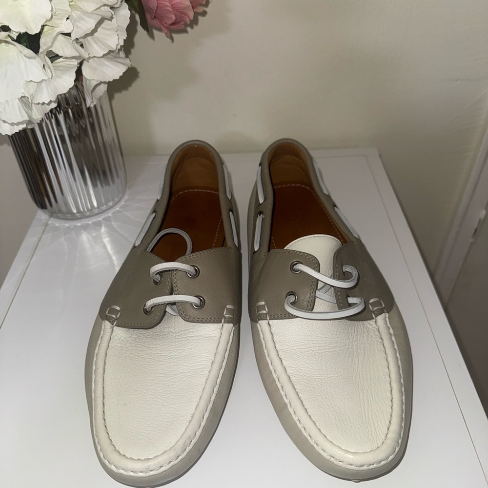 Men's Two-Tone Leather Loafers